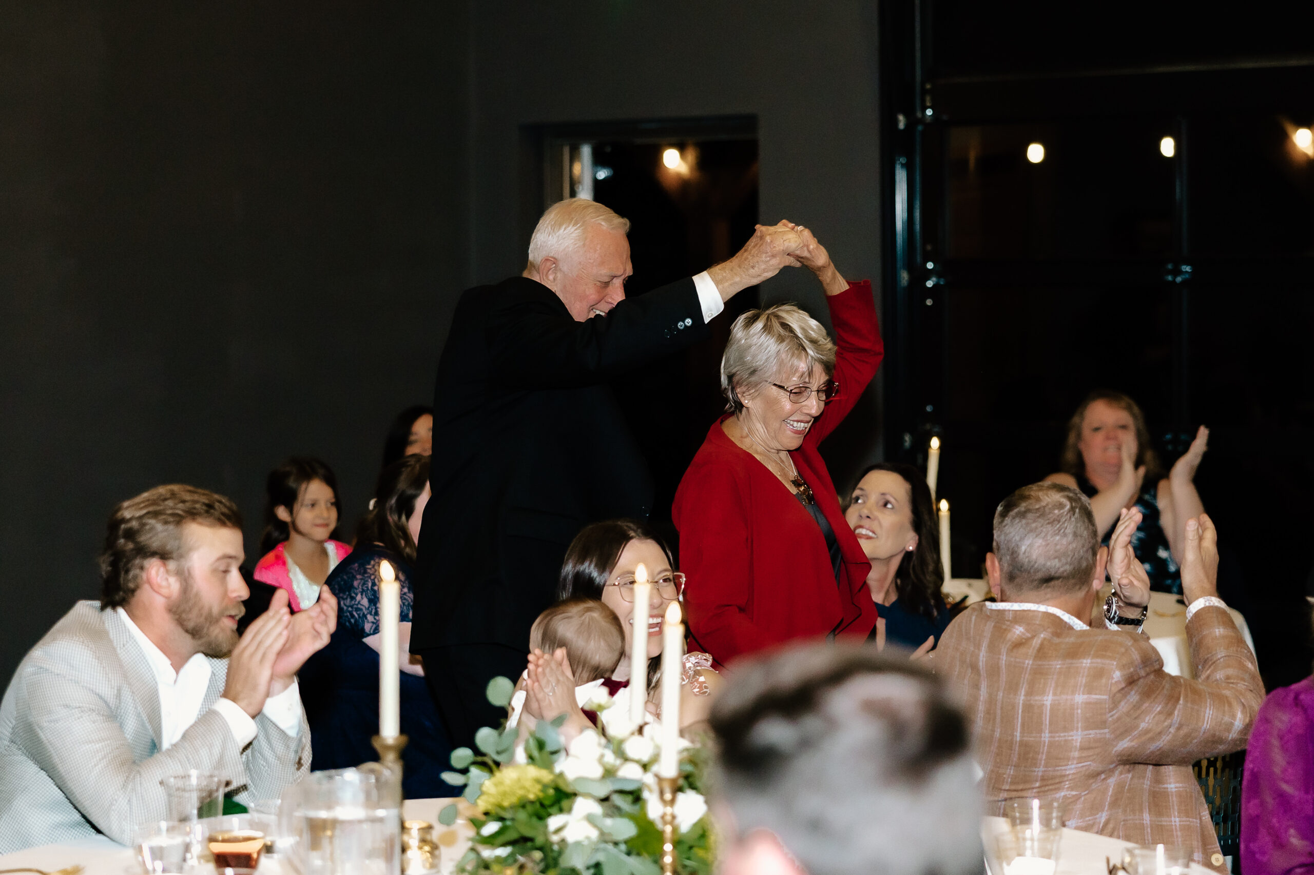 Wedding anniversary dance at Junto Wine in Nebraska.