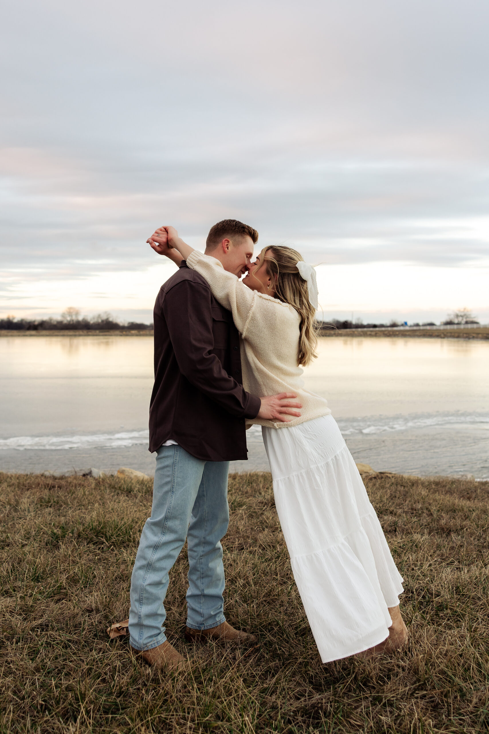 Engagement Session in Kansas City Metro by Water